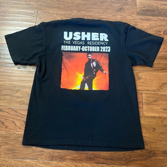 Usher 2023 Official Las Vegas Residency Show T-Shirt. - Picture 3 of 5